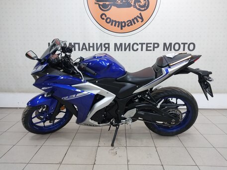 2017 Yamaha YZF-R3, синий, 459000 рублей, вид 2