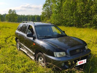 2002 Hyundai Santa Fe I, чёрный, 320000 рублей, вид 2