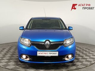 2014 Renault Logan I Рестайлинг, синий, 620000 рублей, вид 2