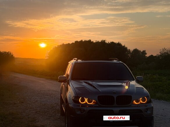 2005 BMW X5 3.0i I (E53) Рестайлинг, серый, 950000 рублей - вид 1