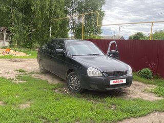 2007 Lada (ВАЗ) Priora I, чёрный, 270000 рублей, вид 2