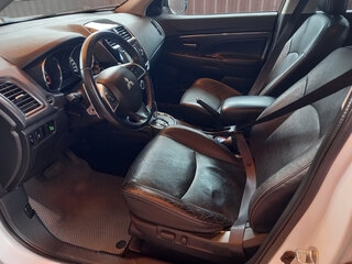 2014 Mitsubishi ASX I Рестайлинг, белый, 1350000 рублей, вид 5