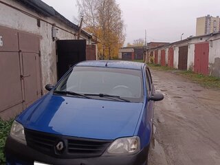 2009 Renault Logan I, синий, 290000 рублей, вид 1
