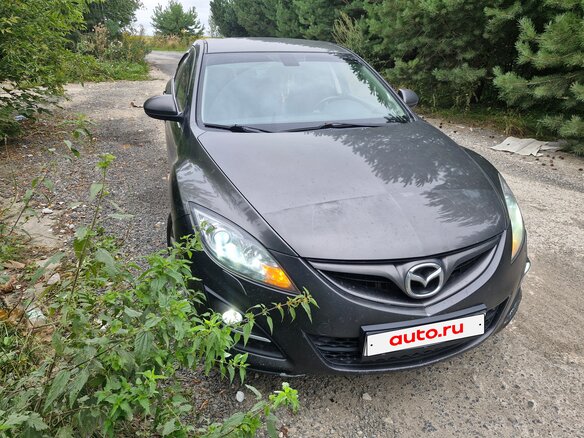 2012 Mazda 6 II (GH) Рестайлинг, серый, 1250000 рублей - вид 2