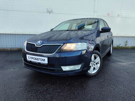 2014 Skoda Rapid I, синий, 830000 рублей, вид 1