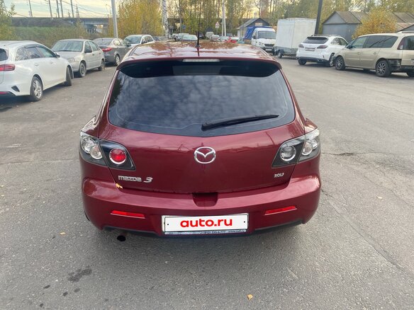 2008 Mazda 3 I (BK) Рестайлинг, красный, 435000 рублей - вид 5
