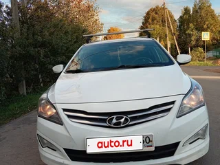 2016 Hyundai Solaris I Рестайлинг, белый, 670000 рублей, вид 2