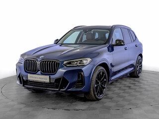 2021 BMW X3 30i xDrive III (G01) Рестайлинг, синий, 5305000 рублей, вид 1