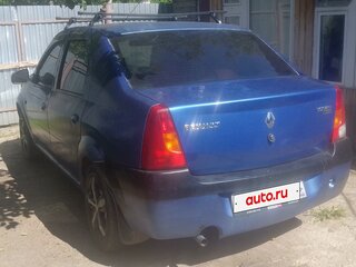 2008 Renault Logan I, синий, 130000 рублей, вид 4