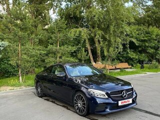 2018 Mercedes-Benz C-Класс 180 IV (W205) Рестайлинг, синий, 2950000 рублей, вид 2