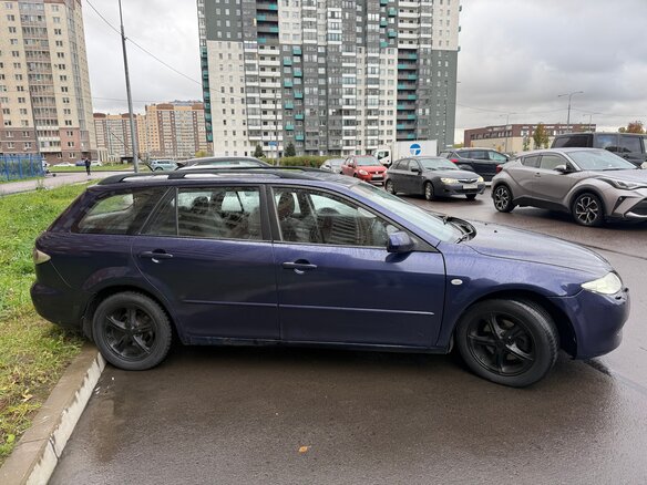 2003 Mazda 6 I (GG), синий, 230000 рублей - вид 6