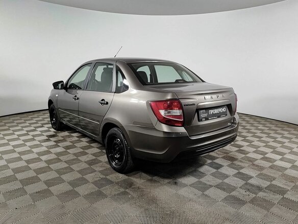 2019 Lada (ВАЗ) Granta I Рестайлинг, коричневый, 480000 рублей - вид 6