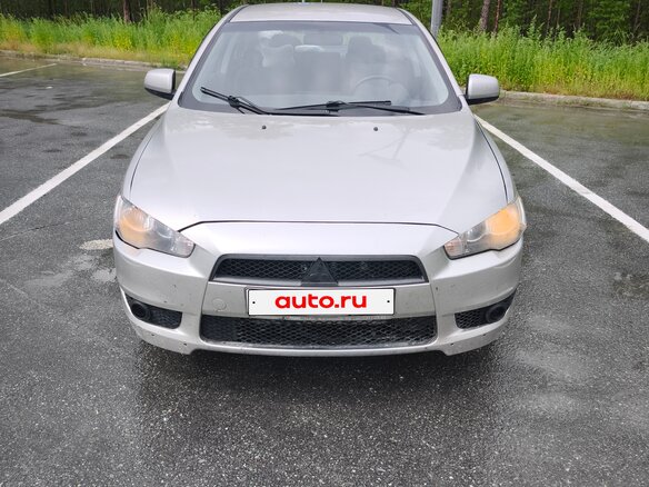 2012 Mitsubishi Lancer X Рестайлинг, серый, 750000 рублей - вид 1