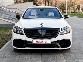 2017 Mercedes-Benz S-Класс AMG 63 AMG Long III (W222, C217) Рестайлинг, белый, 6290000 рублей, вид 2