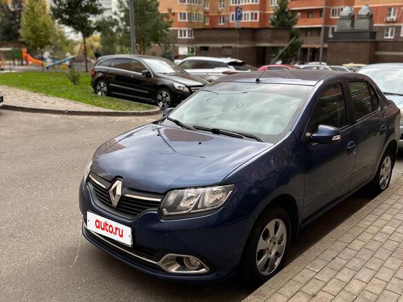 2015 Renault Logan II, синий, 850000 рублей