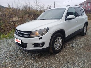 2014 Volkswagen Tiguan I Рестайлинг, белый, 1150000 рублей, вид 1