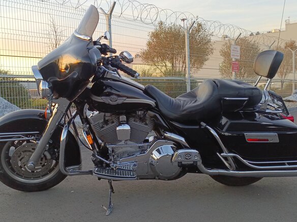 2003 Harley-Davidson Electra Glide, чёрный, 650000 рублей - вид 4