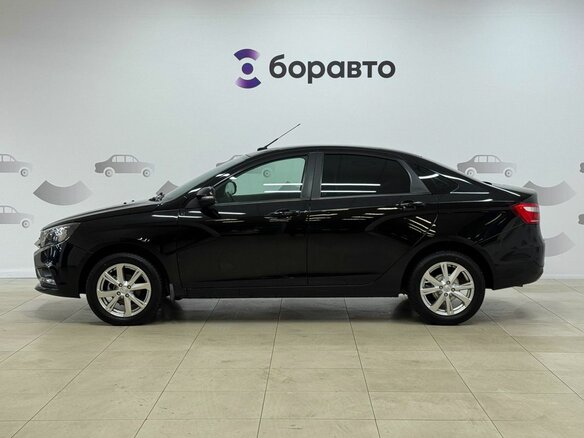 2021 Lada (ВАЗ) Vesta I, чёрный, 1200000 рублей - вид 6