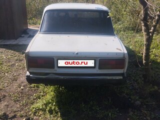 1984 Lada (ВАЗ) 2107, белый, 55000 рублей, вид 5