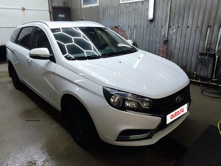 2019 Lada (ВАЗ) Vesta SW I, белый, 950000 рублей, вид 1