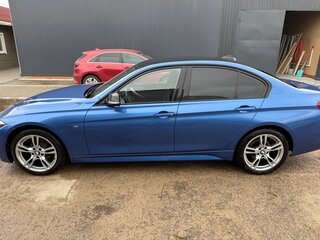 2016 BMW 3 серии 320i xDrive VI (F3x) Рестайлинг, синий, 1850000 рублей, вид 4