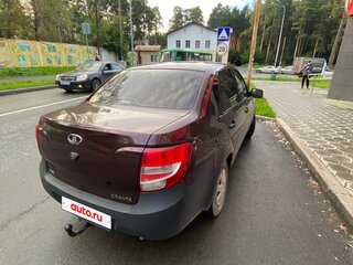 2012 Lada (ВАЗ) Granta I, пурпурный, 289000 рублей, вид 5