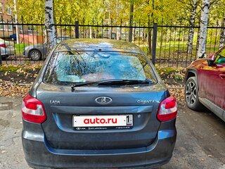 2017 Lada (ВАЗ) Granta I, серебристый, 360000 рублей, вид 2
