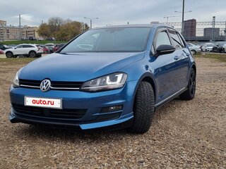 2014 Volkswagen Golf VII, голубой, 1600000 рублей, вид 1