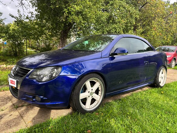 2007 Volkswagen Eos I, синий, 1100000 рублей