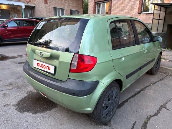 2006 Hyundai Getz I Рестайлинг, зелёный - вид 5