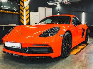 2019 Porsche Cayman GTS III 718 (982), оранжевый, 8450000 рублей, вид 3