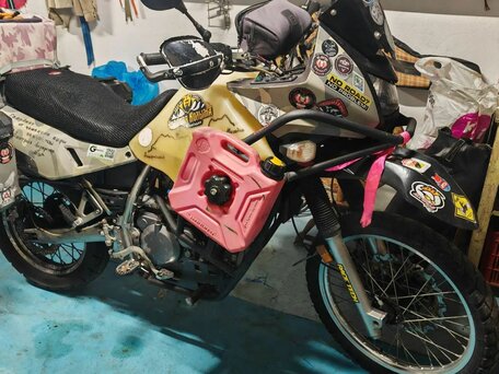 2007 Kawasaki KLR 650, коричневый, 411111 рублей, вид 4