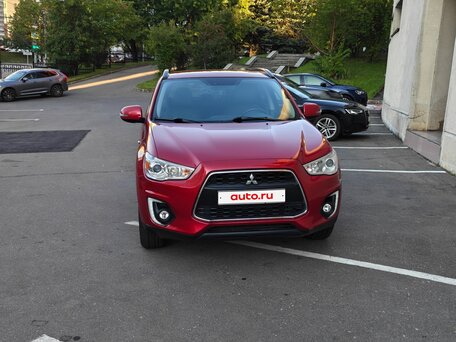 2014 Mitsubishi ASX I Рестайлинг, красный, 1200000 рублей, вид 1