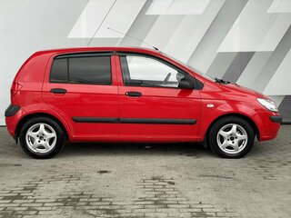2007 Hyundai Getz I Рестайлинг, красный, 328000 рублей, вид 4
