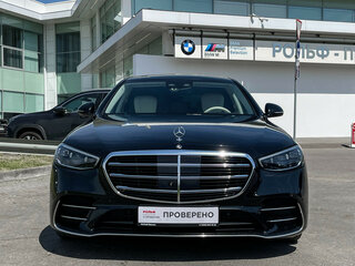 2021 Mercedes-Benz S-Класс 450 4MATIC VII (W223), чёрный, 8722890 рублей, вид 2