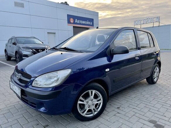 2008 Hyundai Getz I Рестайлинг, синий - вид 1