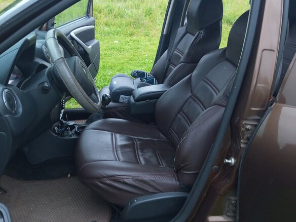 2012 Renault Duster I, коричневый, 800000 рублей - вид 6