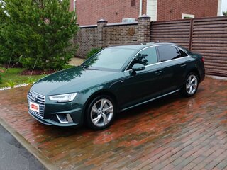 2019 Audi A4 V (B9), зелёный, 3550000 рублей, вид 1