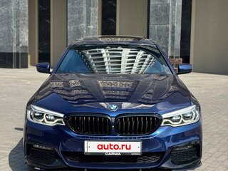 2020 BMW 5 серии 520d VII (G30/G31/G38), синий, 4200000 рублей, вид 3