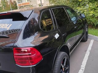 2007 Porsche Cayenne Turbo I Рестайлинг (957), чёрный, 1050000 рублей, вид 3