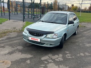 2008 Hyundai Accent ТагАЗ II, голубой, 350000 рублей, вид 1