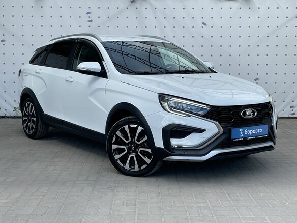 2024 Lada (ВАЗ) Vesta SW Cross I Рестайлинг (NG), белый - вид 1