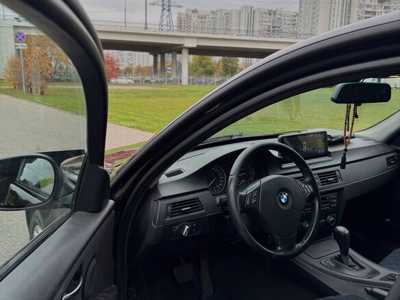 2009 BMW 3 серии 318i V (E90/E91/E92/E93) Рестайлинг, чёрный, 770000 рублей - вид 7