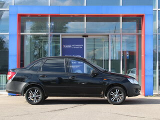2013 Lada (ВАЗ) Granta I, чёрный, 280000 рублей, вид 4