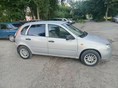 2009 Lada (ВАЗ) Kalina I, серебристый, 190000 рублей, вид 2