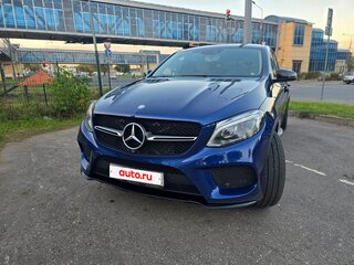 2017 Mercedes-Benz GLE Coupe 350 d I (C292), синий, 4000000 рублей, вид 3