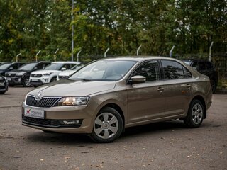 2019 Skoda Rapid I Рестайлинг, бежевый, 1350000 рублей, вид 1