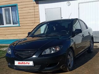 2007 Mazda 3 I (BK) Рестайлинг, чёрный, 380000 рублей, вид 1