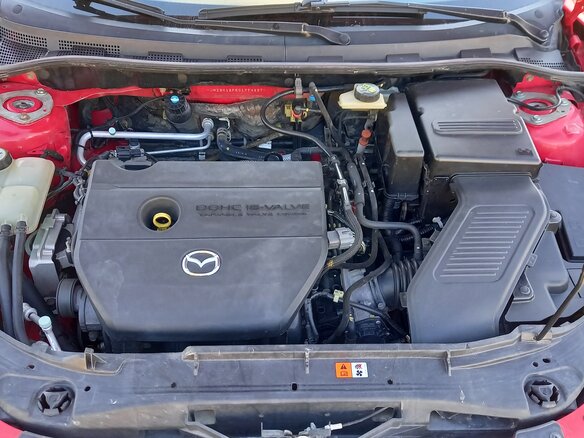 2008 Mazda 3 4-speed I (BK) Рестайлинг, красный, 710000 рублей - вид 7