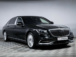 2018 Mercedes-Benz Maybach S-Класс 560 I (X222) Рестайлинг, чёрный, 5990000 рублей, вид 3